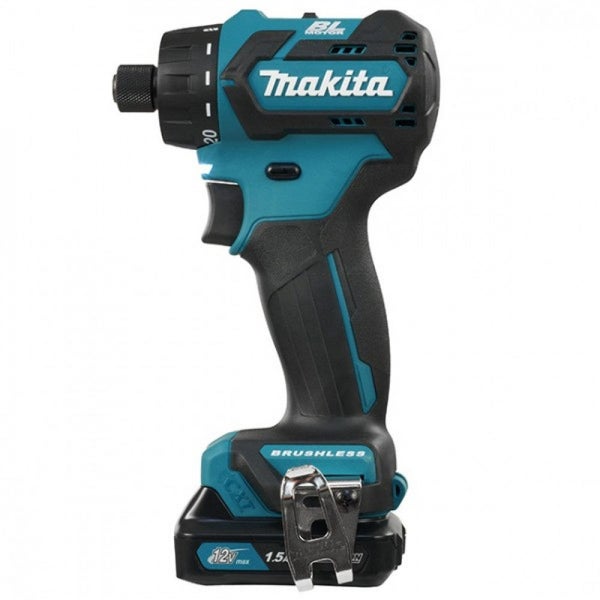Makita DF032DSAE 12Vmax CXT Cordless Brushless Drill Driver 2.0Ah Kit Carousel 1