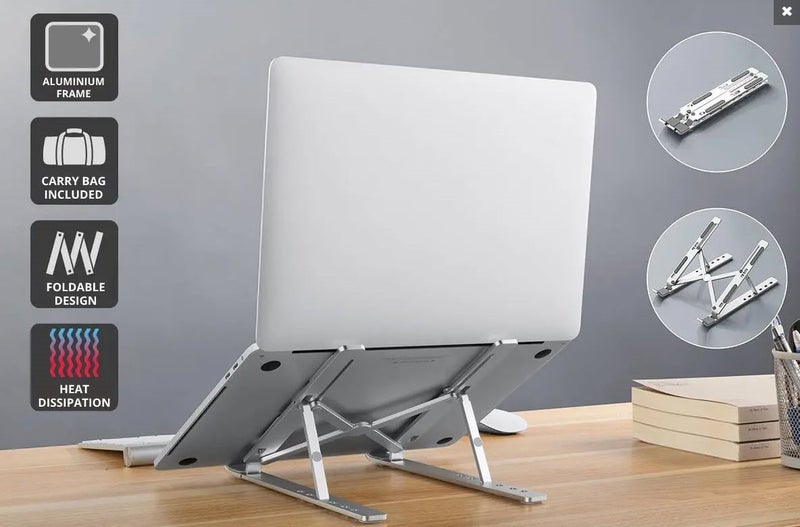 Kogan Aluminium Foldable & Portable Laptop Stand Carousel 6