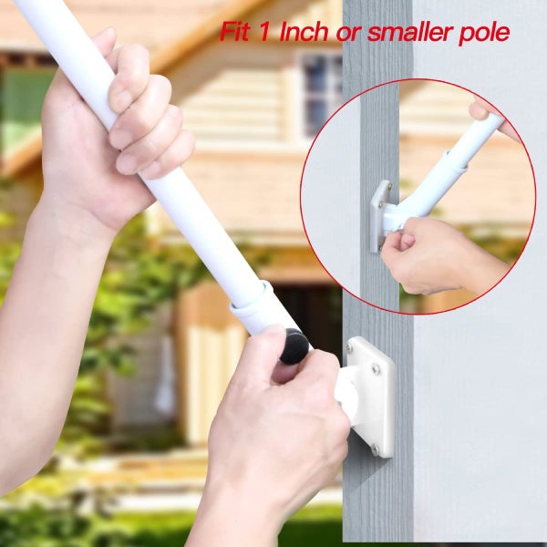 Flag Pole Holder Adjustable Flag Pole Mounting Bracket62983256302210114