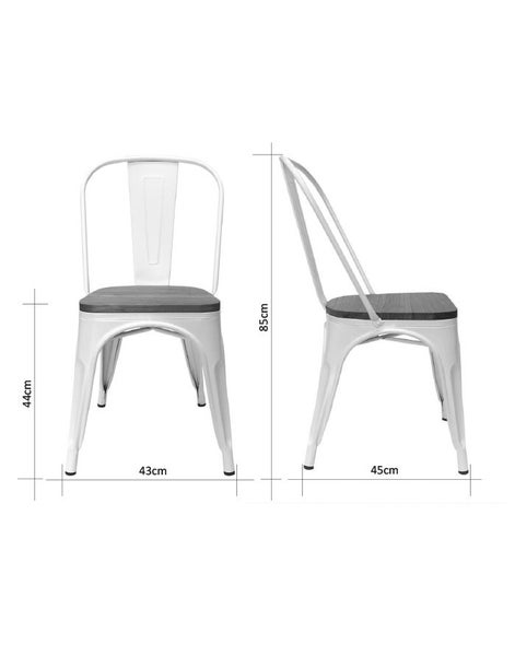 Amelie Chair - Matt Black / Natural Elm Wood Carousel 6