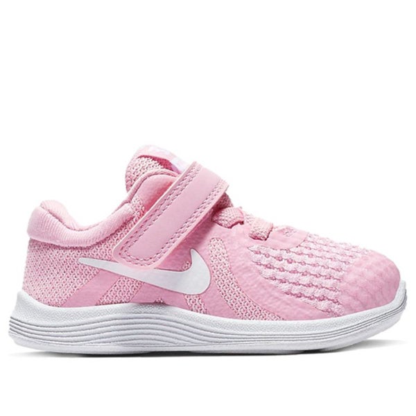 NIKE REVOLUTION 4 (PS US) GIRLS' PRE-SCHOOL SHOE (PINK RISE/WHITE SIZE 11C US) Carousel 1