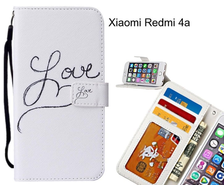 Xiaomi Redmi 4a case leather wallet case printed ID Carousel 1