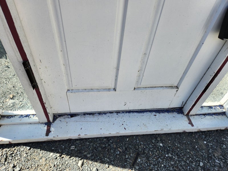 SALE Wooden Entranceway Door with Sidelights & Toplights 2.4 H x 1.4 W #SDI9 Carousel 5