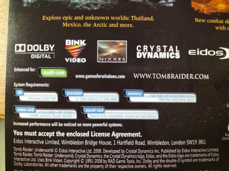 Tomb Raider Underworld (PC) Brand New **SALE** Carousel 3