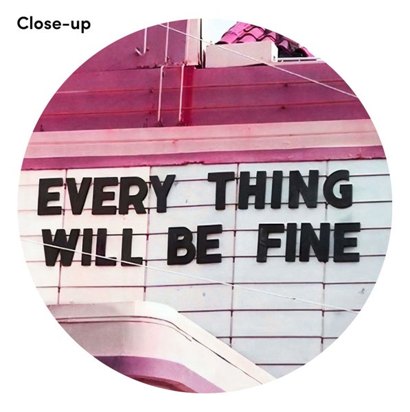 Everything Will Be Fine by Wanker & Wanker Art Print - 56cm x 56cm Carousel 2