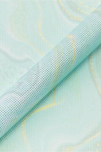 DMC Printed Aida Embroidery Fabric 14ct 598 Malachite Carousel 1