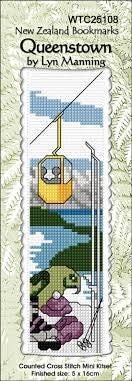 Lyn Manning Cross Stitch Kit Bookmarks - Queenstown Carousel 1