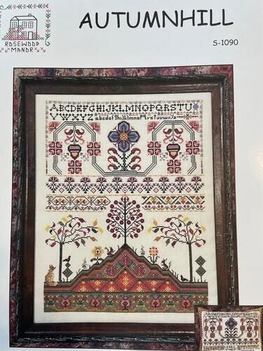 Rosewood Manor Cross Stitch Pattern - Autumnhill Carousel 1
