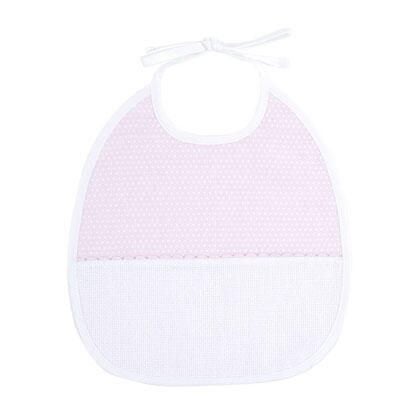 DMC 3 Month Bib Pink Dots Carousel 1