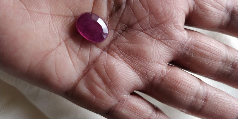 Pure & clear ruby stone with guarantee card - Brand new (Pick up any ONE) Carousel 1