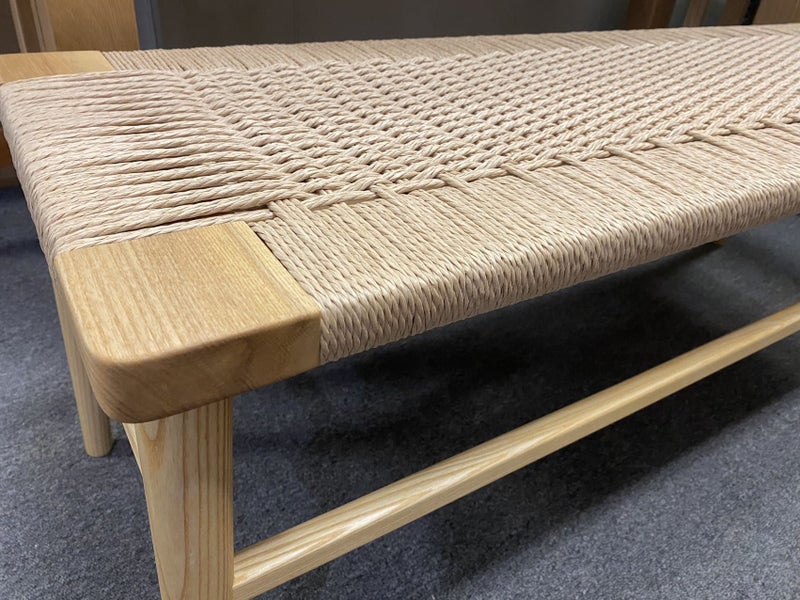 *MG* Replica Wegner Wishbone Bench, 122cm natural color avaliable Carousel 3