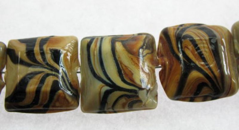 Beads - Fancy Beads - Bead 18x18mm 15pce - Set of 2 Carousel 1