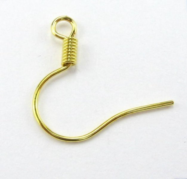 Findings - Earring Component - 15mm Earwire 1000pcs Gold Carousel 1