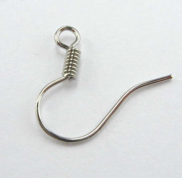 Findings - Earring Component - 15mm Earwire 100pcs Chrome - Set of 2 Carousel 1