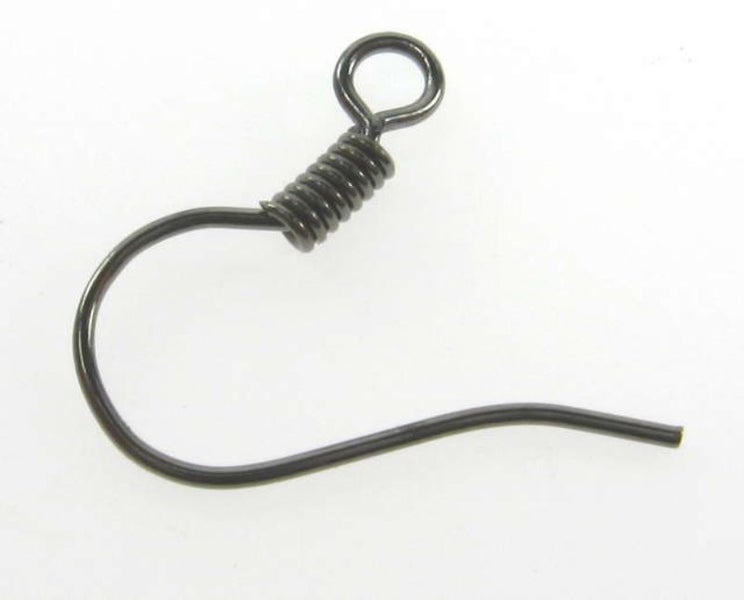 Findings - Earring Component - 15mm Earwire 100pcs Gunmetal - Set of 2 Carousel 1