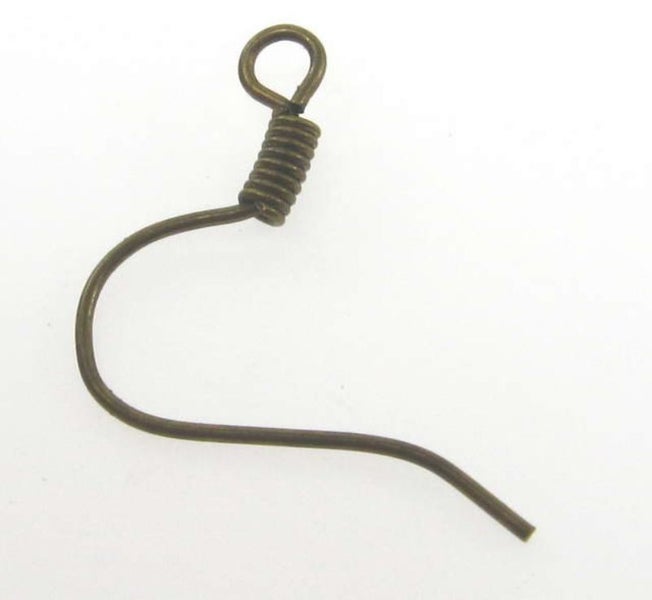 Findings - Earring Component - 15mm Earwire 100pcs Antq_Brass - Set of 2 Carousel 1