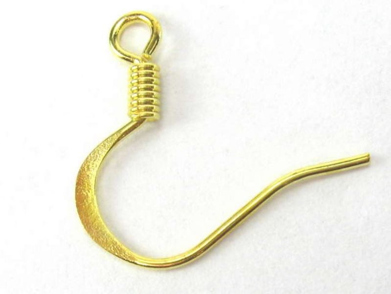 Findings - Earring Component - 17mm Hammered Earwire 60pcs - Set of 2 Carousel 1