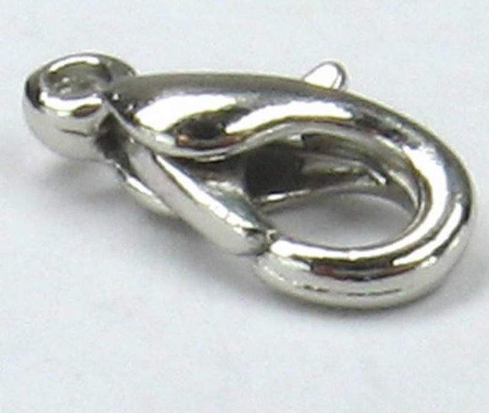 Findings - Connectors &Bails - 12x6mm Oyster Clasp50pc Chrome - Set of 2 Carousel 1
