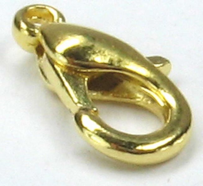 Findings - Connectors &Bails - 14x7.5mm Oyster Clasp30pc Gold - Set of 2 Carousel 1