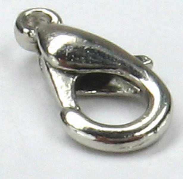 Findings - Connectors &Bails - 14x7.5mm Oyster Clasp30pc Chro - Set of 2 Carousel 1