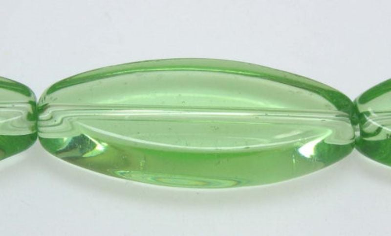 Beads - Glass Beads - 22mm 2beads Flat Oval - Set of 3 Carousel 1