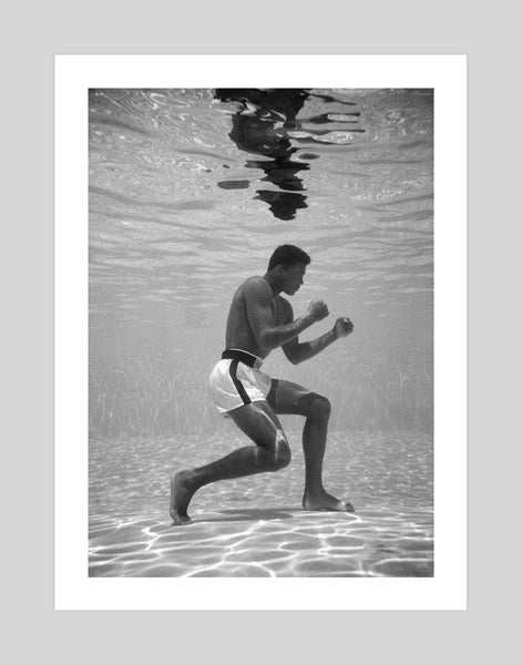 Muhammad Ali Underwater by Vintage Archive Art Print - A2 Carousel 1