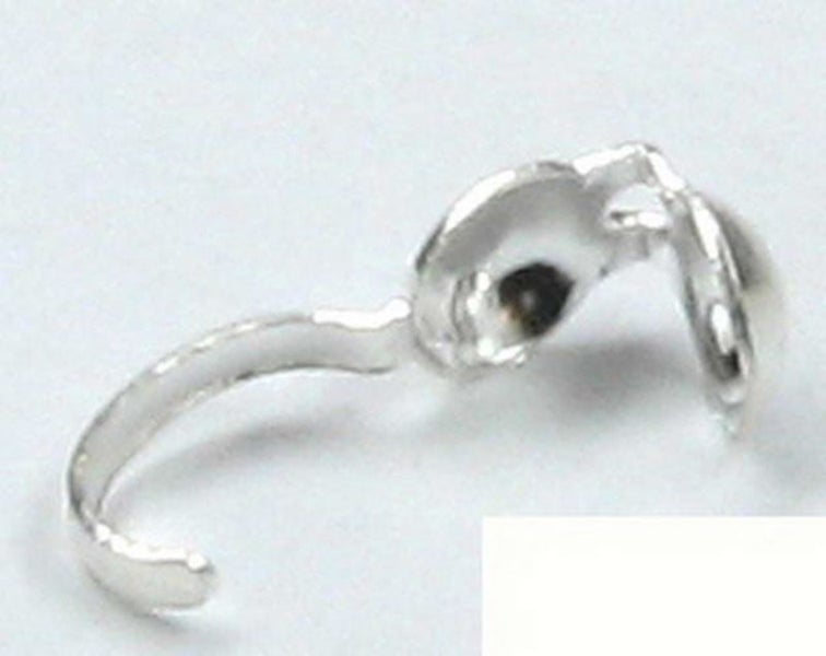 Findings - Crimps - 4.5mm Carlotte Crimp180pc Silv - Set of 2 Carousel 1