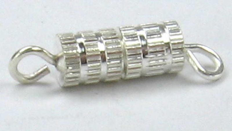 Findings - Connectors &Bails - 10x4mm Screw Clasp40pc Silver - Set of 2 Carousel 1