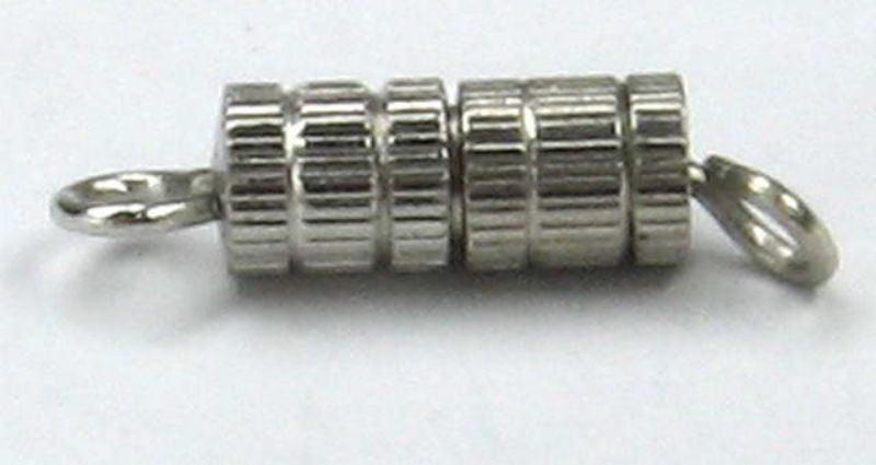 Findings - Connectors &Bails - 10x4mm Screw Clasp40pc Chrome - Set of 2 Carousel 1