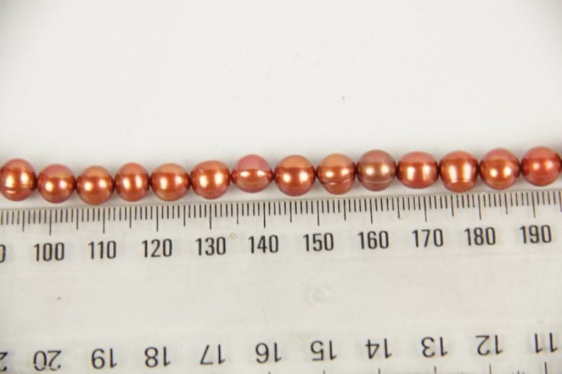 Beads - Pearls (Freshwater) - COPPER Carousel 1