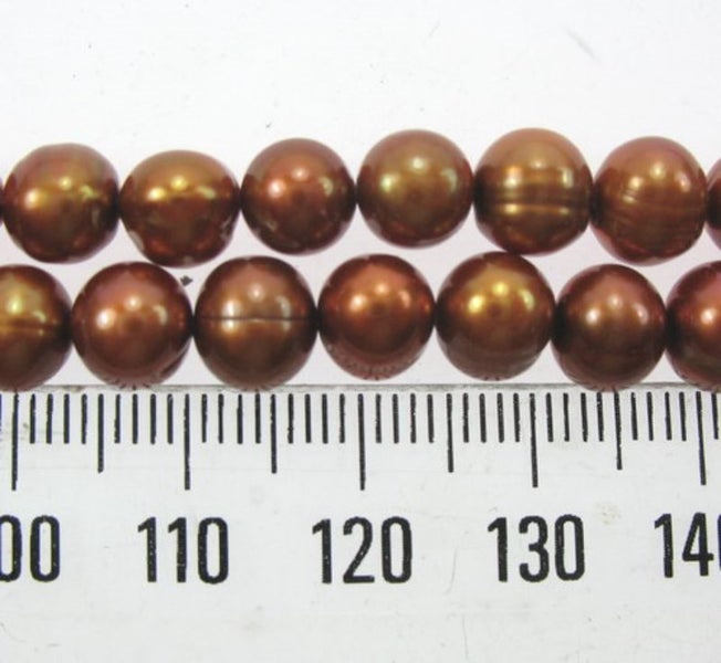 Beads - Pearls (Freshwater) - COPPER - 64 Pearls Carousel 1