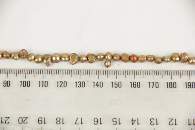 Beads - Pearls (Freshwater) - COPPER - Set of 2 Carousel 1