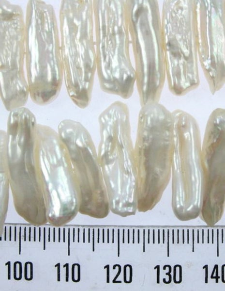 Beads - Pearls (Freshwater) - CREAM - Strand of 63 Pearls Carousel 1