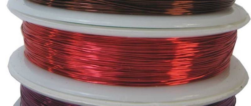 Beading Wire / Thread - 0.4mm Plated Copper Wire 30m ED - Set of 2 Carousel 1