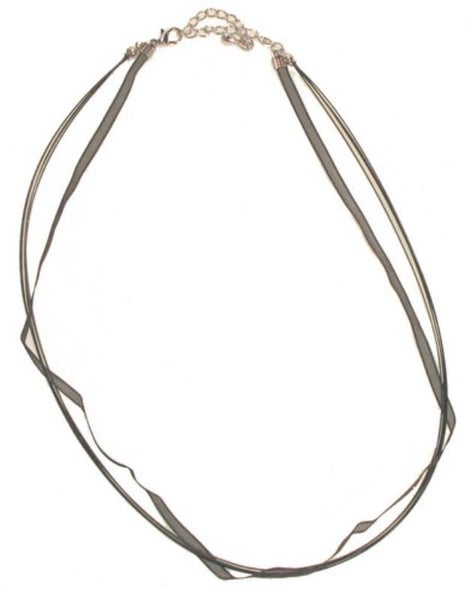 Beading Wire / Thread - 5 Str Wire With Ribbon 5pcs/Pa BLACK - Set of 2 Carousel 1