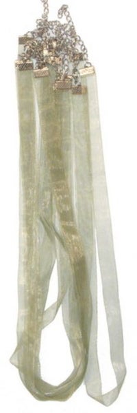 Beading Wire / Thread - 10MM Organza Ribbon Pack Of 10 OLIVINE - Set of 2 Carousel 1