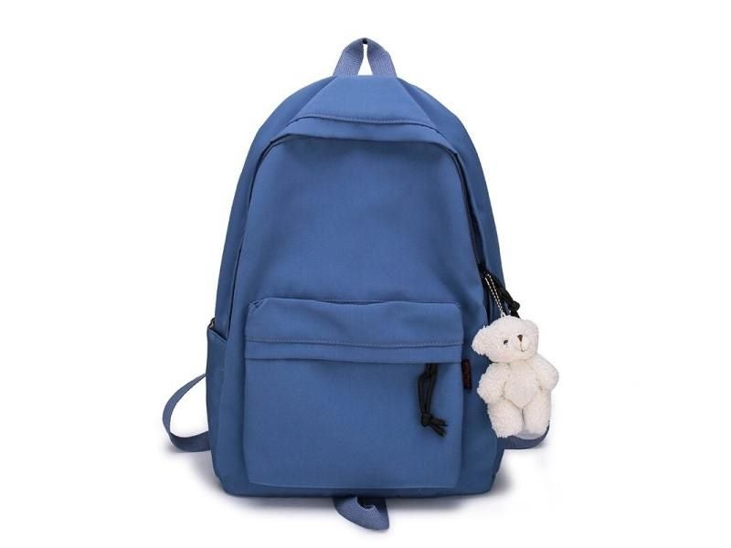 HOCODO Simple Female Backpack Women Canval School Bag For Teenage Girl Casual Carousel 1