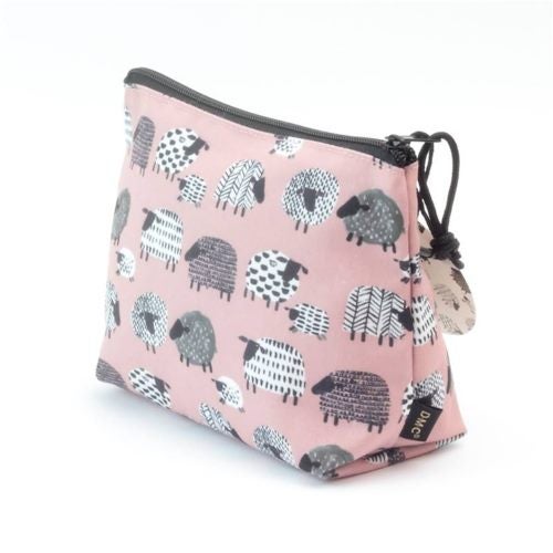 DMC Accessory Bag with Zip - Sheep Pink Carousel 1
