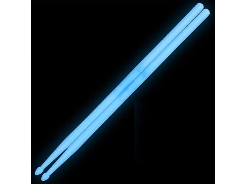 1 Pair 5A Luminous Drum Stick Nylon Fluorescent Drumsticks Glow In The Dark Carousel 1