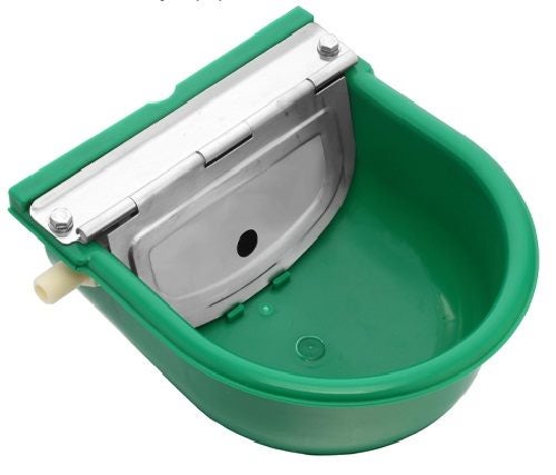 Heavy duty 5 litre nylon plastic auto fill water bowl - drain bung in base Carousel 1