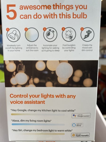 Cygnett Smart Bulb Ambient White 9W Screw in (E27) Buy 1 Get 1 Free Carousel 1