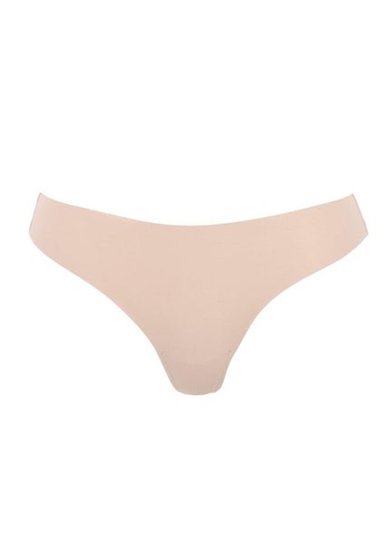 Wacoal Beyond Naked Cotton WA879259 Thong Brief Sand (926) CS Carousel 4