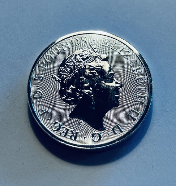 Royal Mint 2023 2 oz Tudor Beasts Yale of Beaufort .9999 Silver Coin Carousel 2