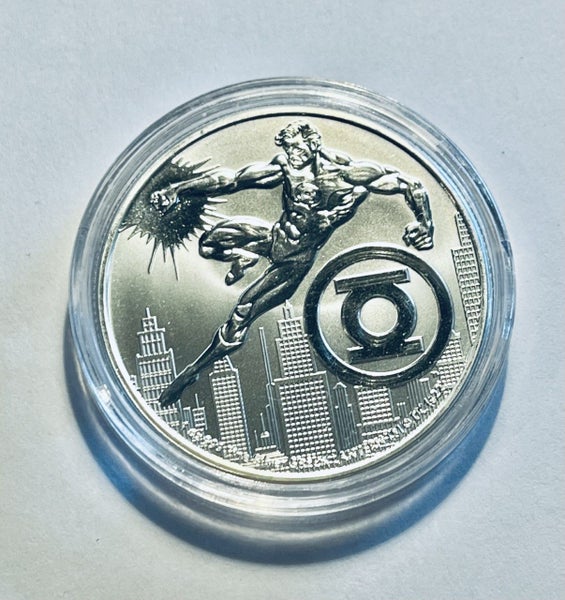 2022 Niue 1oz Silver $2 DC Comics Justice League Green Lantern -Mintage 15,000 Carousel 1