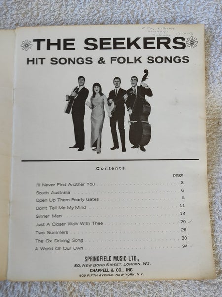 Hit Songs & Folk Songs - The Seekers Carousel 2