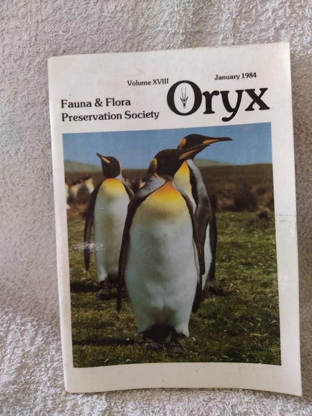 Fauna & Flora Preservation Society - XVIII - Oryx Carousel 1