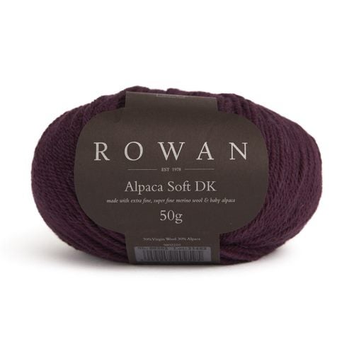 Rowan Alpaca Soft DK 230 Dark Burgundy Carousel 1