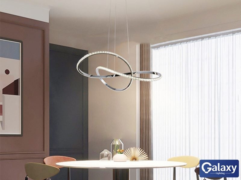 P360-65cm Modern LED Crystal Pendant Light Carousel 1