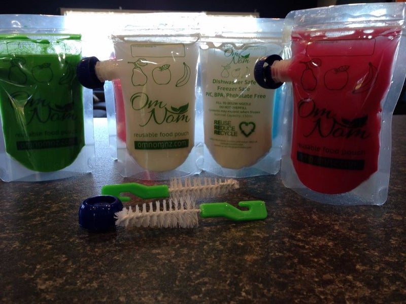 20 OmNom reusable food pouches FREE shipping Carousel 2