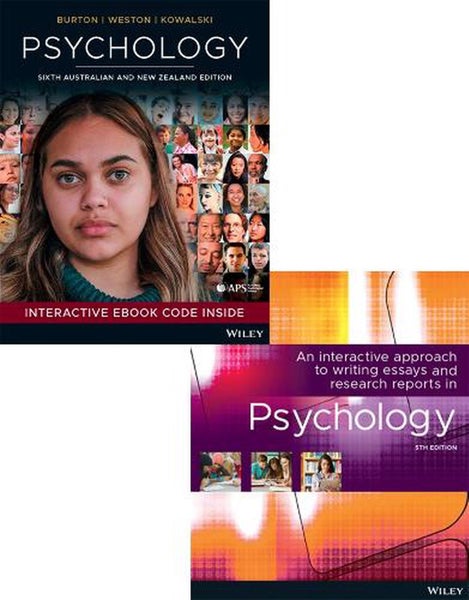 Psychology, 6e ANZ & An Interactive Approach to Writing Essays and Research Repo Carousel 1